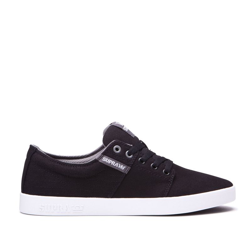 Supra Stacks Ii Low Top Schuhe Damen - Schwarz ZCT97064